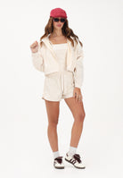 ADIDAS ORIGINALS Shorts sportivo PEARL JACQUARD SPRINTER panna da donna KE3423 . ADIDAS ORIGINALS 