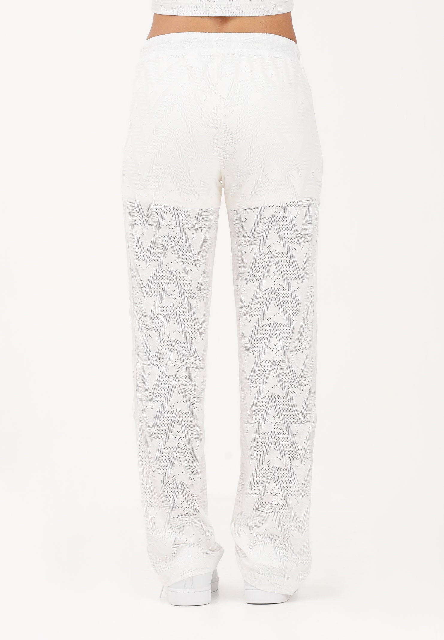 ADIDAS ORIGINALS Pantalone sportivo Firebird Classic in pizzo bianco da donna KE3455 . ADIDAS ORIGINALS 