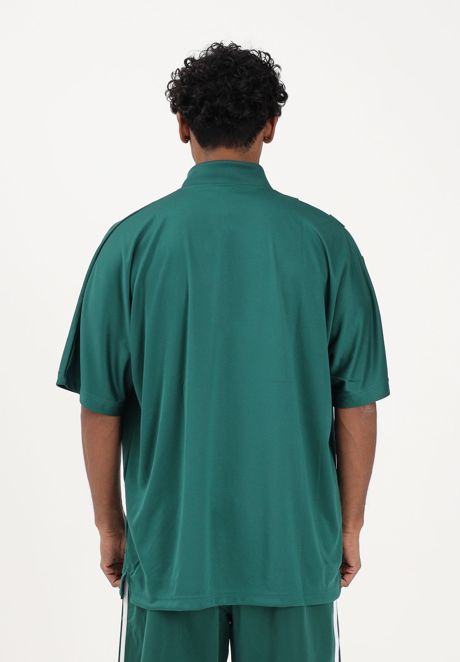 ADIDAS ORIGINALS T-shirt a manica corta ADICOLOR BLOCKED verde da uomo KT0574 . ADIDAS ORIGINALS 