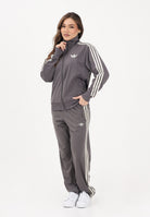 ADIDAS ORIGINALS Felpa con zip FIREBIRD LOOSE grigia da donna KT4614 . ADIDAS ORIGINALS 