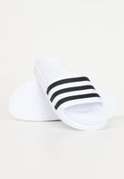 ADIDAS PERFORMANCE Ciabatte Adilette aqua bianche e nere da uomo F35539 . ADIDAS PERFORMANCE 