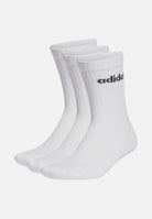 ADIDAS PERFORMANCE Calzini Linear Cushioned (3 paia) bianchi per uomo e donna HT3455 . ADIDAS PERFORMANCE 
