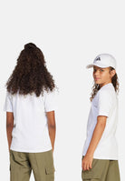 ADIDAS PERFORMANCE T-shirt a manica corta Essentials bianca per bambino e bambina JC9774 . ADIDAS PERFORMANCE 