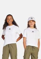 ADIDAS PERFORMANCE T-shirt a manica corta Essentials bianca per bambino e bambina JC9774 . ADIDAS PERFORMANCE 