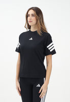 ADIDAS PERFORMANCE T-shirt a manica corta Future Icons 3-Stripes nera da donna JE0237 . ADIDAS PERFORMANCE 