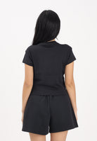 ADIDAS PERFORMANCE T-shirt a manica corta FUTURE ICONS SMALL LOGO nera da donna JE4000 . ADIDAS PERFORMANCE 