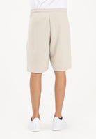ADIDAS PERFORMANCE Shorts sportivo Essentials Logo Grande French Terry beige da uomo JE8955 . ADIDAS PERFORMANCE 