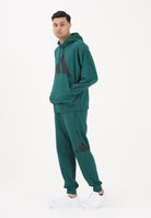 ADIDAS PERFORMANCE Pantalone sportivo Essentials Big Logo French Terry verde da uomo JE8971 . ADIDAS PERFORMANCE 