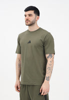 ADIDAS PERFORMANCE T-shirt a manica corta Essentials Small Logo Single Jersey verde da uomo JF1097 . ADIDAS PERFORMANCE 