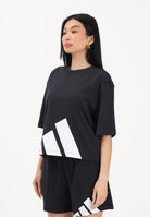 ADIDAS PERFORMANCE T-shirt a manica corta Essentials Big Logo Boyfriend nera da donna JG8736 . ADIDAS PERFORMANCE 