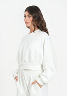 ADIDAS PERFORMANCE Felpa girocollo Soft Lux Loose bianca da donna JV9893 . ADIDAS PERFORMANCE 