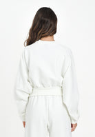ADIDAS PERFORMANCE Felpa girocollo Soft Lux Loose bianca da donna JV9893 . ADIDAS PERFORMANCE 