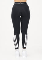 ADIDAS PERFORMANCE Leggings Hyperglam 3-Stripes nero da donna JX1876 . ADIDAS PERFORMANCE 