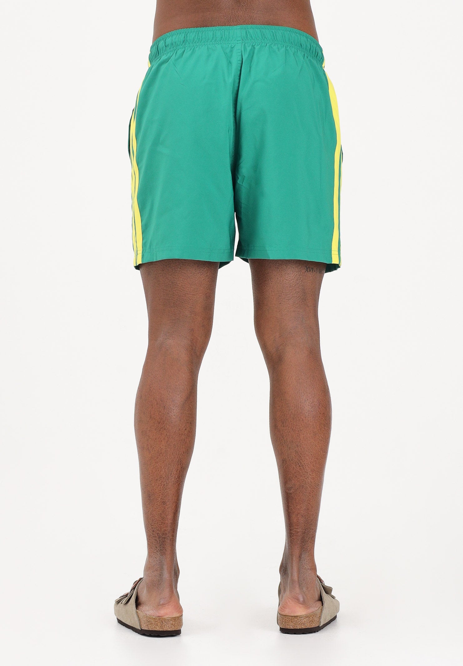 ADIDAS PERFORMANCE Shorts mare 3-Stripes Swim Shorts 5-Inch verde da uomo JY9789 . ADIDAS PERFORMANCE 