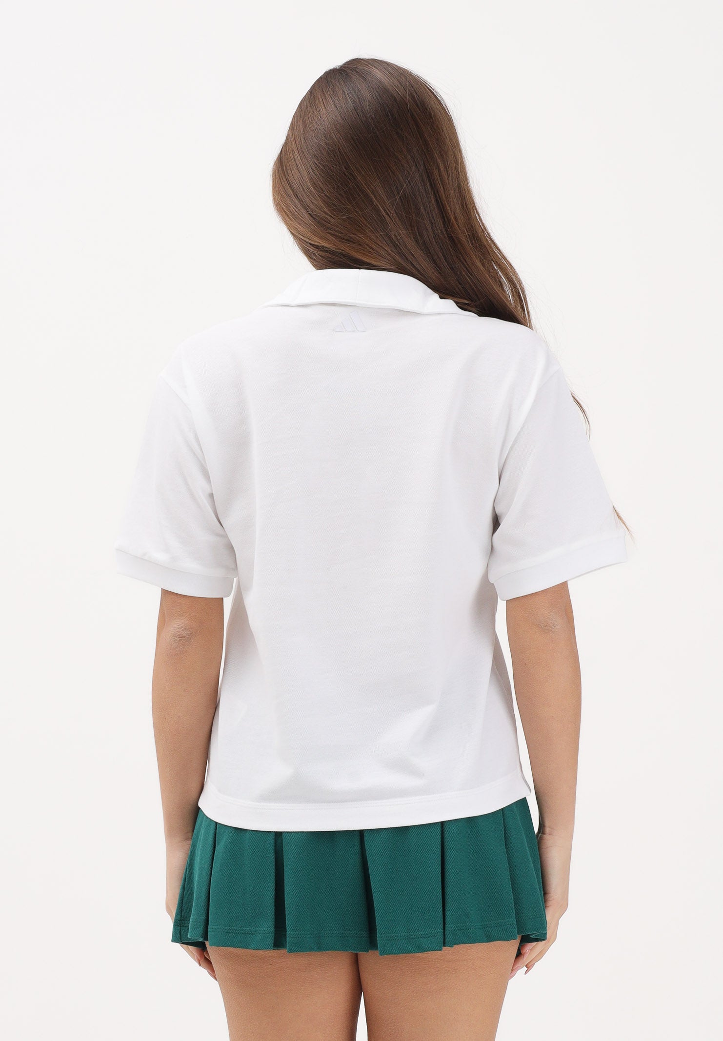 ADIDAS PERFORMANCE Polo a manica corta Seasonal Essentials Colorpop bianca da donna JZ0191 . ADIDAS PERFORMANCE 