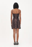 ADIDAS PERFORMANCE Abito corto Seasonal Essentials Leopard Print marrone da donna JZ0204 . ADIDAS PERFORMANCE 