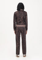ADIDAS PERFORMANCE Tuta Essentials 3 Stripes Animal AOP marrone da donna JZ0927 . ADIDAS PERFORMANCE 