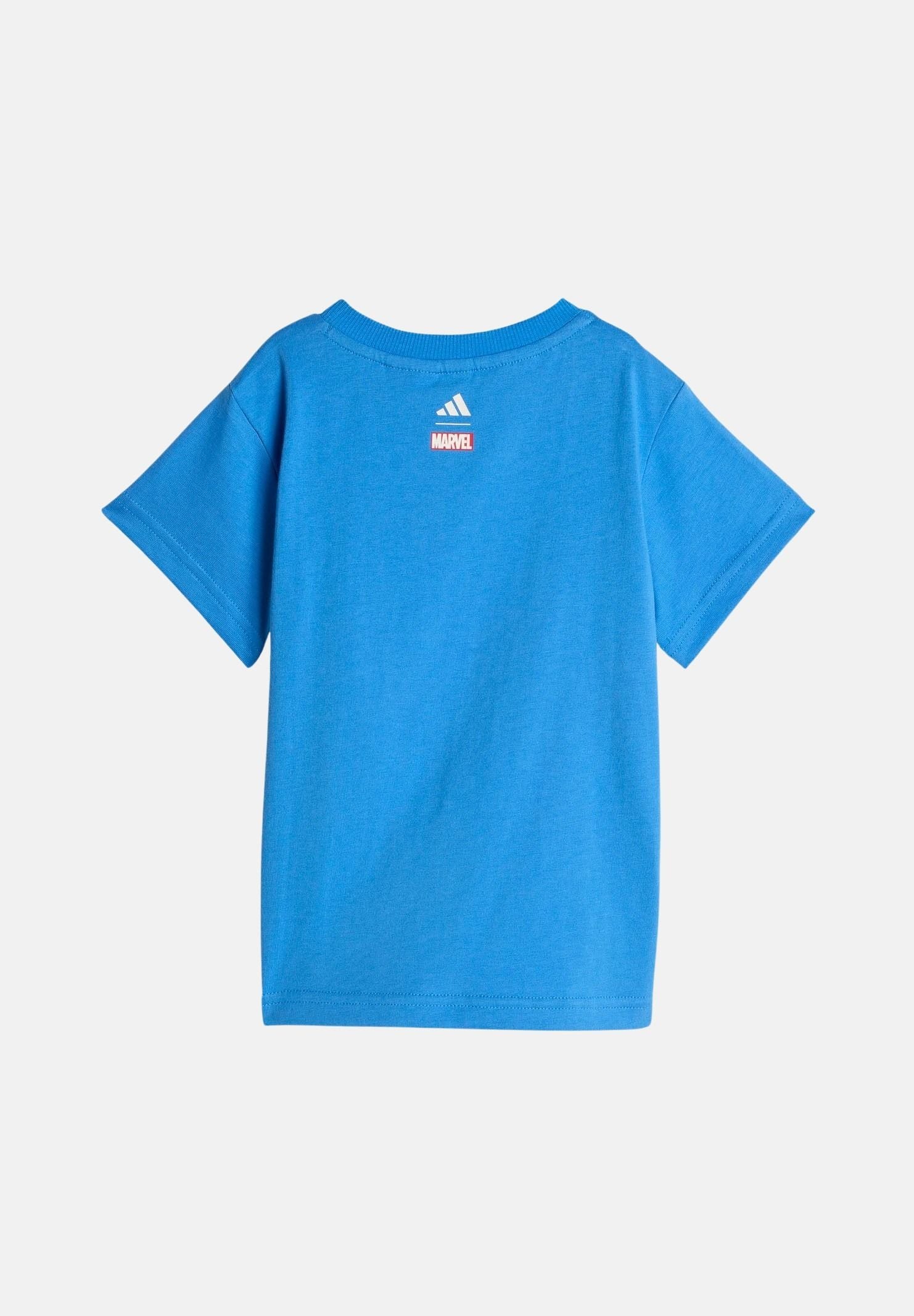 ADIDAS PERFORMANCE Completino Marvel Avengers azzurro da neonato JZ3552 . ADIDAS PERFORMANCE 