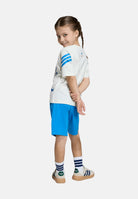 ADIDAS PERFORMANCE Completino ADIDAS MARVEL AVENGERS azzurro e bianco da bambino JZ3573 . ADIDAS PERFORMANCE 