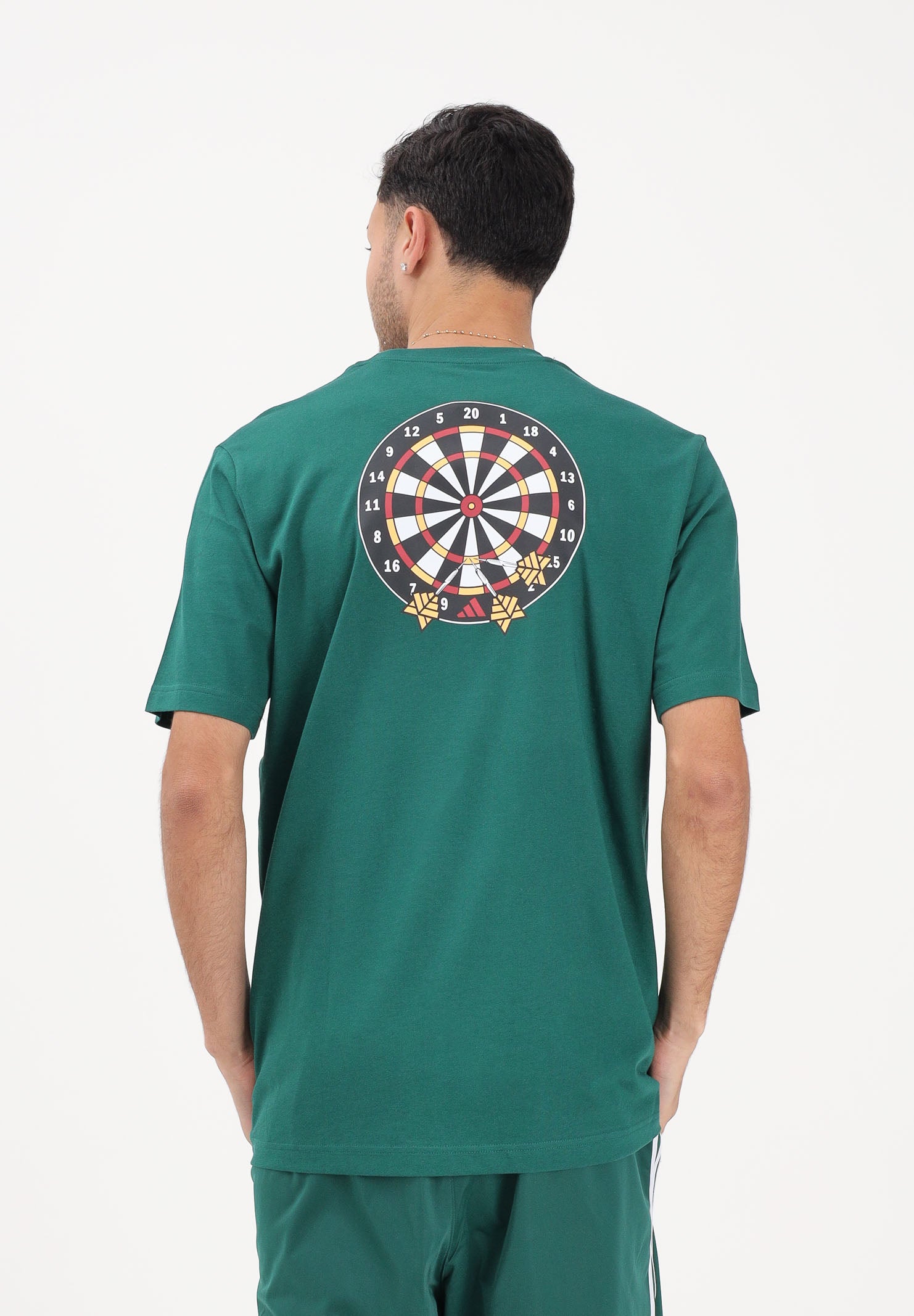 ADIDAS PERFORMANCE T-shirt a manica corta Novelty Dart verde da uomo JZ5042 . ADIDAS PERFORMANCE 
