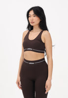 ADIDAS PERFORMANCE Top Hyperglam Light Support marrone da donna JZ6452 . ADIDAS PERFORMANCE 