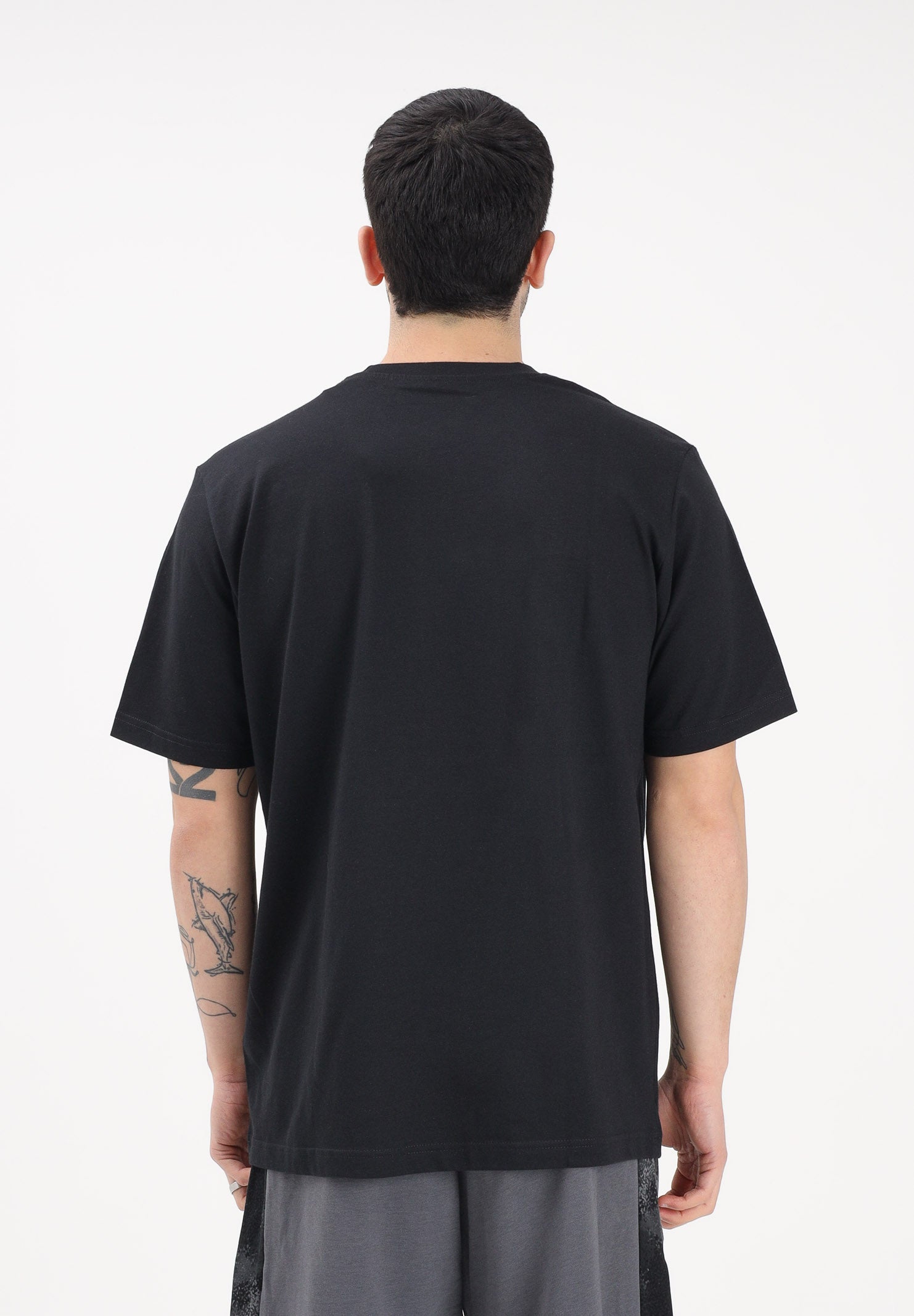 ADIDAS PERFORMANCE T-shirt a manica corta CAMO WOVEN POCKET GRAPHIC nera da uomo JZ7497 . ADIDAS PERFORMANCE 
