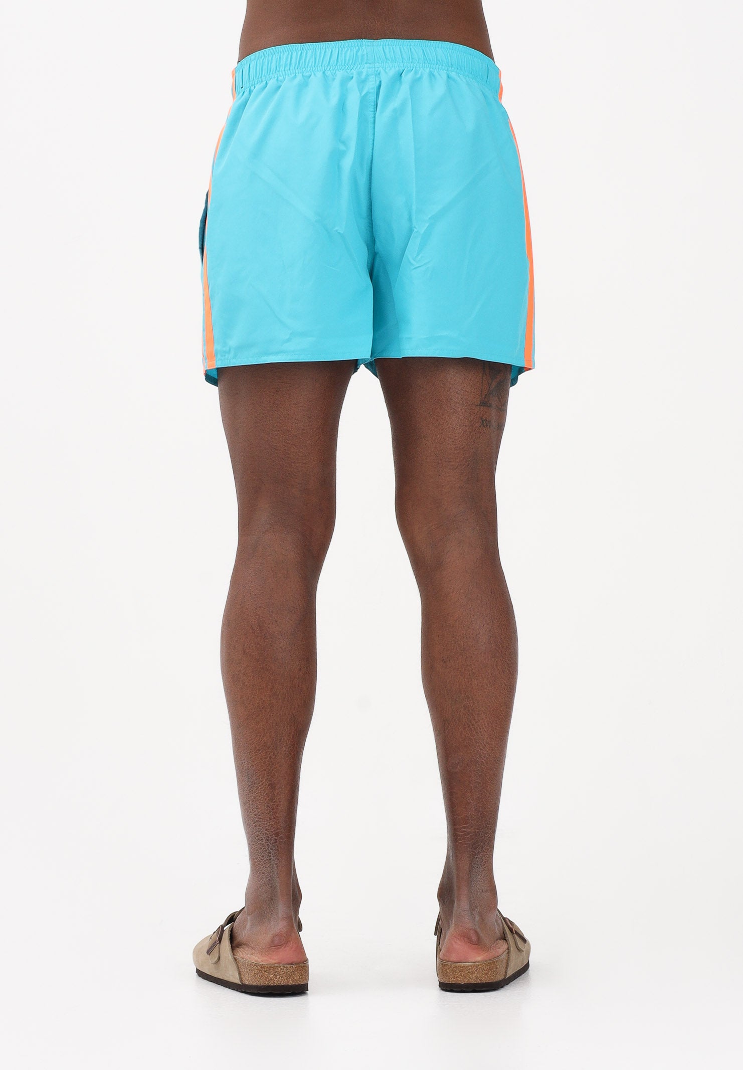 ADIDAS PERFORMANCE Shorts mare 3 STRIPES turchese da uomo KA4907 . ADIDAS PERFORMANCE 