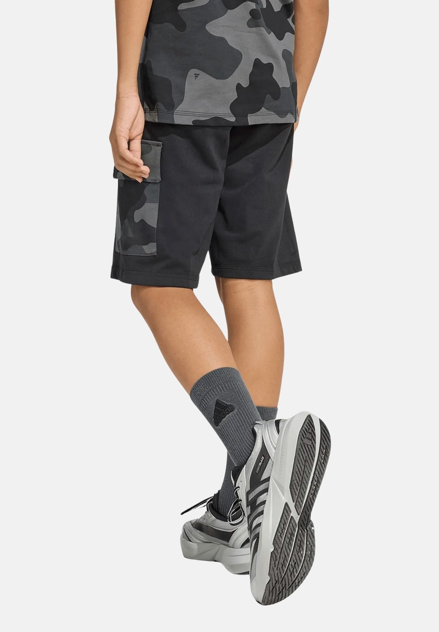 ADIDAS PERFORMANCE Shorts sportivo Seasonals Camo nero per bambino e bambina KB6840 . ADIDAS PERFORMANCE 