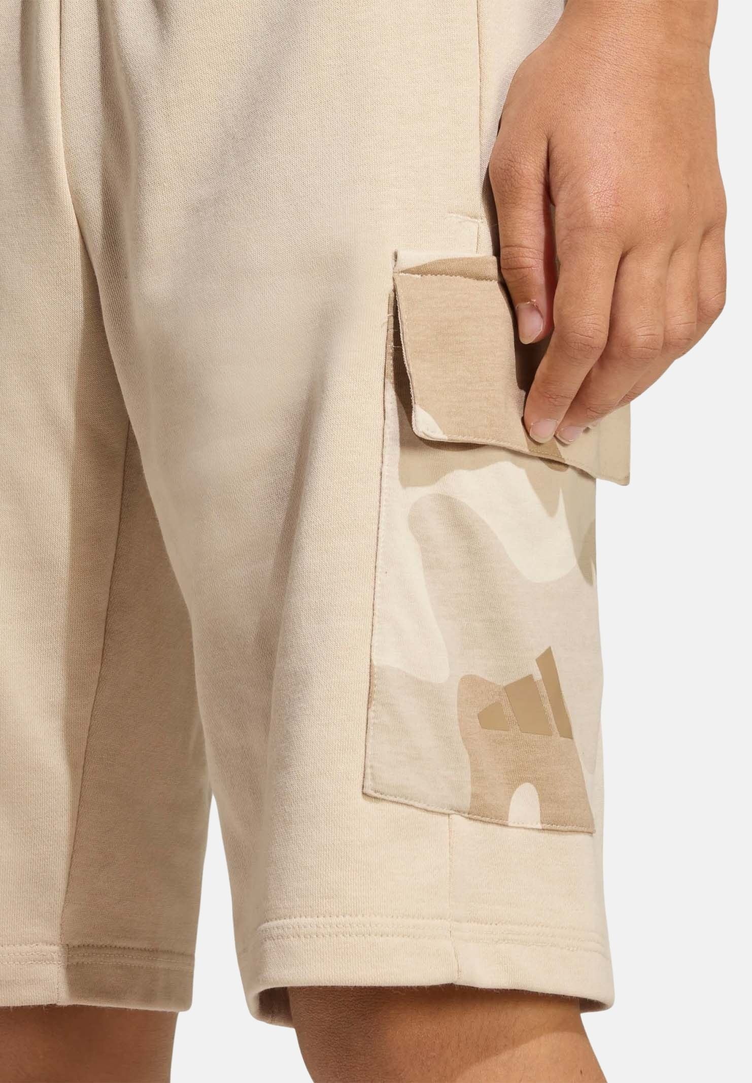 ADIDAS PERFORMANCE Shorts sportivo Seasonals Camo beige per bambino e bambina KB6843 . ADIDAS PERFORMANCE 