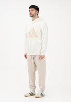 ADIDAS PERFORMANCE Tuta BIG LOGO beige e panna da uomo KB8780 . ADIDAS PERFORMANCE 