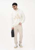 ADIDAS PERFORMANCE Tuta BIG LOGO beige e panna da uomo KB8780 . ADIDAS PERFORMANCE 