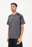ADIDAS PERFORMANCE T-shirt a manica corta Camo grigia da uomo KC0709 . ADIDAS PERFORMANCE 