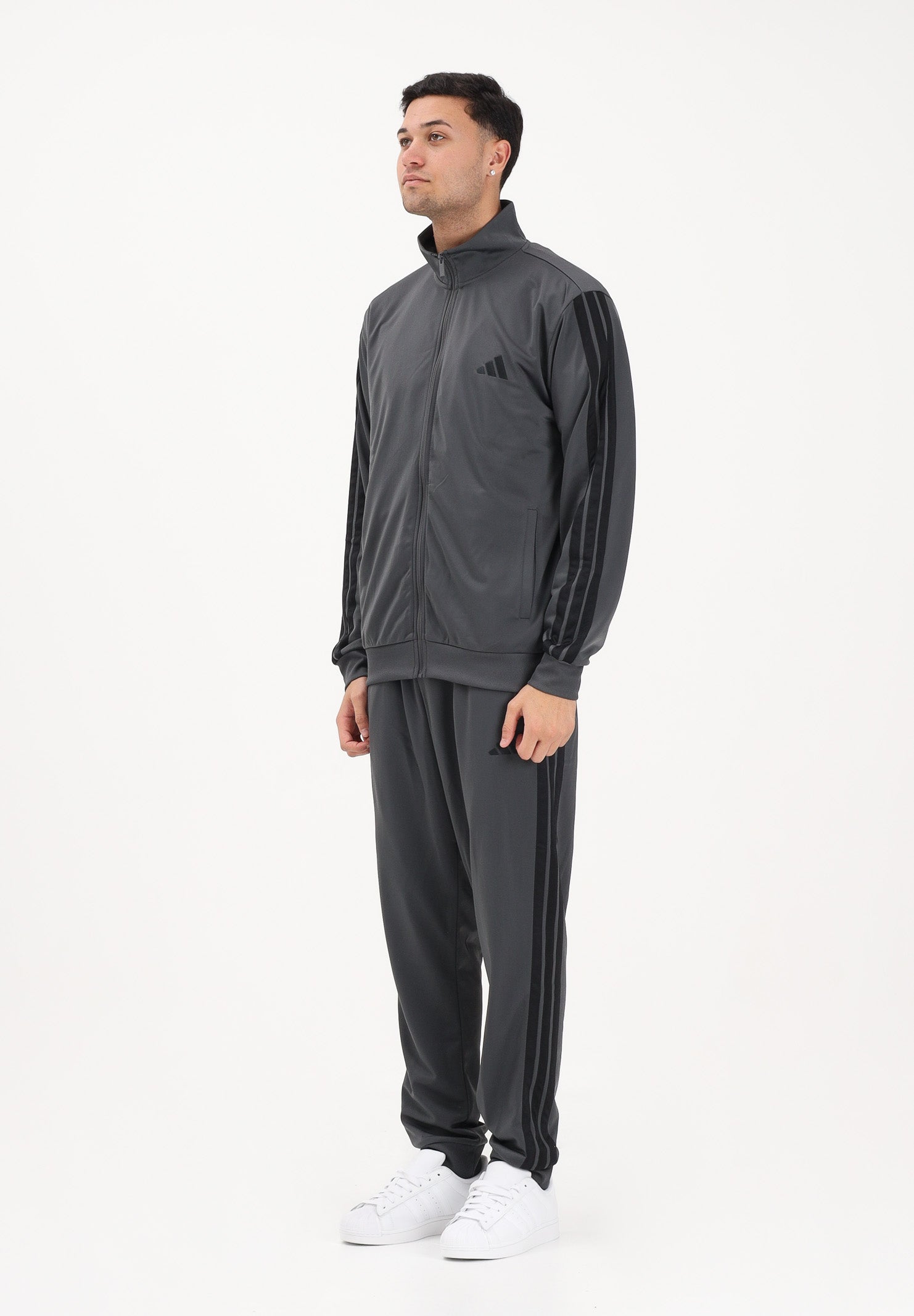 ADIDAS PERFORMANCE Tuta 3-Stripes grigia da uomo KC1355 . ADIDAS PERFORMANCE 