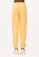 ADIDAS PERFORMANCE Pantalone sportivo ESSENTIALS 3-STRIPES FRENCH TERRY CUFFED arancione e rosa da donna KC5217 . ADIDAS PERFORMANCE 