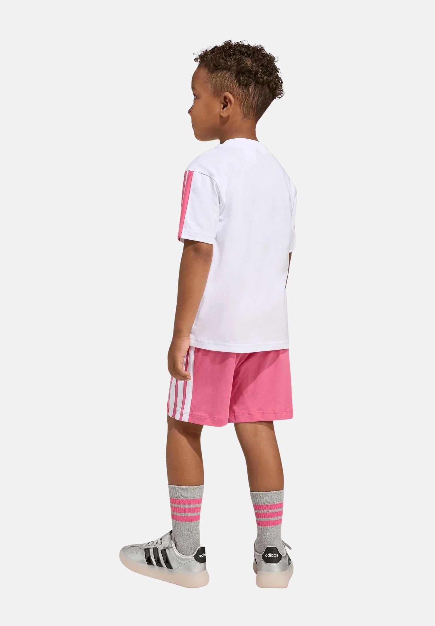 ADIDAS PERFORMANCE Completino Essentials bianco e rosa da bambina KC6147 . ADIDAS PERFORMANCE 