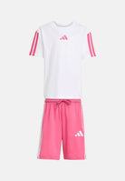 ADIDAS PERFORMANCE Completino Essentials bianco e rosa da bambina KC6147 . ADIDAS PERFORMANCE 
