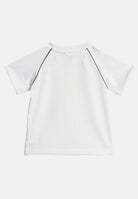 ADIDAS PERFORMANCE completino Mesh Short Tee, bianco e nero da neonato. KD3167 . ADIDAS PERFORMANCE 