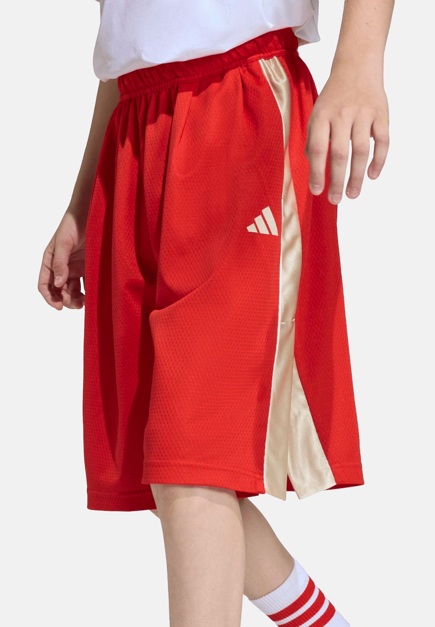 ADIDAS PERFORMANCE Shorts sportivo Stadium Mesh rosso da bambino KD3409 . ADIDAS PERFORMANCE 