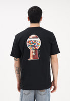 ADIDAS PERFORMANCE T-shirt a manica corta nera da uomo con grafica Snack Bubble Gum KD3933 . ADIDAS PERFORMANCE 