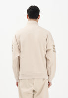 ADIDAS PERFORMANCE Felpa con zip Future Icons 3-Stripes Woven beige da uomo KD5234 . ADIDAS PERFORMANCE 
