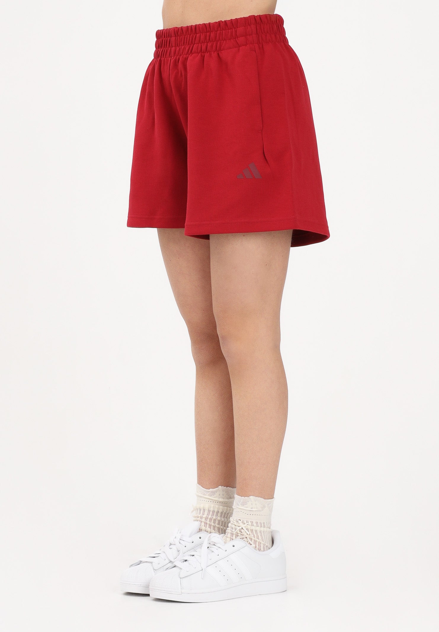 ADIDAS PERFORMANCE Shorts sportivo Future Icons Small Logo rosso da donna KD7707 . ADIDAS PERFORMANCE 