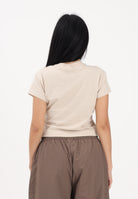 ADIDAS PERFORMANCE T-shirt a manica corta Future Icons Small Logo beige da donna KD7721 . ADIDAS PERFORMANCE 