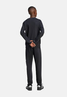 ADIDAS PERFORMANCE Tuta Essentials Big Logo nera per bambino e bambina KE1227 . ADIDAS PERFORMANCE 