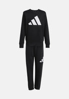 ADIDAS PERFORMANCE Tuta Essentials Big Logo nera per bambino e bambina KE1227 . ADIDAS PERFORMANCE 