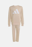 ADIDAS PERFORMANCE Tuta Essentials beige per bambino e bambina KE1229 . ADIDAS PERFORMANCE 