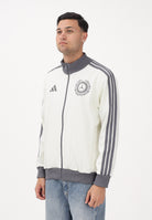 ADIDAS PERFORMANCE Felpa con zip MERCEDES - AMG PETRONAS FORMULA 1 TEAM Silver Arrows Icon panna e grigia da uomo KE8270 . ADIDAS PERFORMANCE 