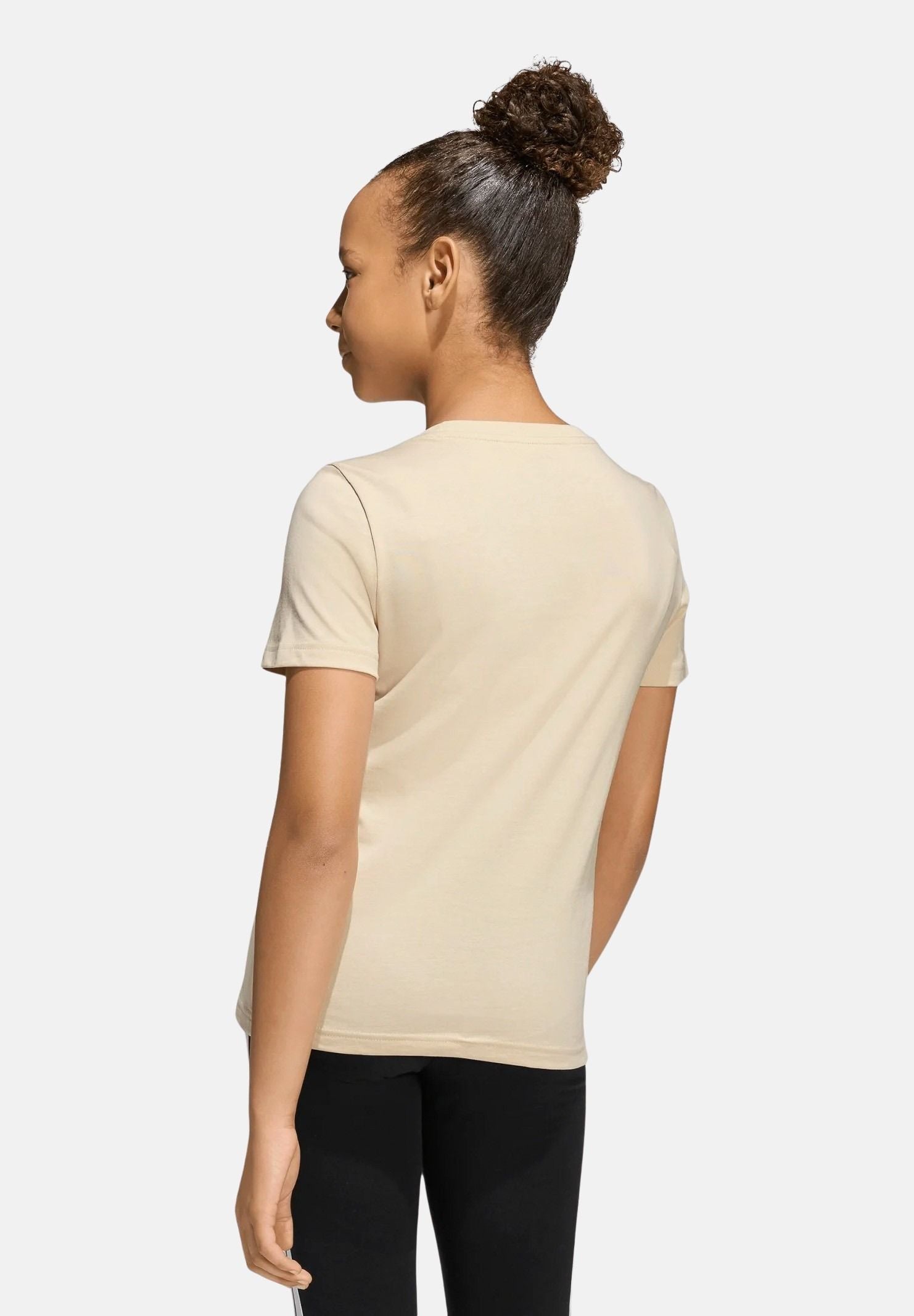 ADIDAS PERFORMANCE T-shirt a manica corta ANIMAL PRINT beige da bambina KG0103 . ADIDAS PERFORMANCE 