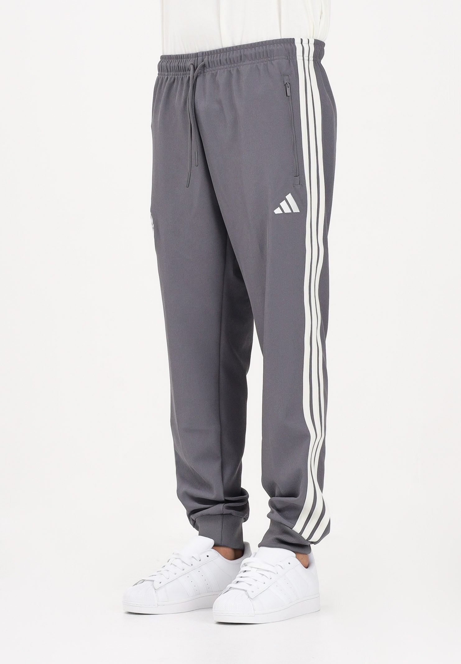 ADIDAS PERFORMANCE Pantalone sportivo Mercedes-AMG Petronas Formula 1 Team Silver Arrows Icon grigio da uomo KR3571 . ADIDAS PERFORMANCE 