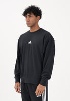 ADIDAS PERFORMANCE Felpa girocollo Essentials Feel Cozy nera da uomo JE3837 . ADIDAS PERFORMANCE 
