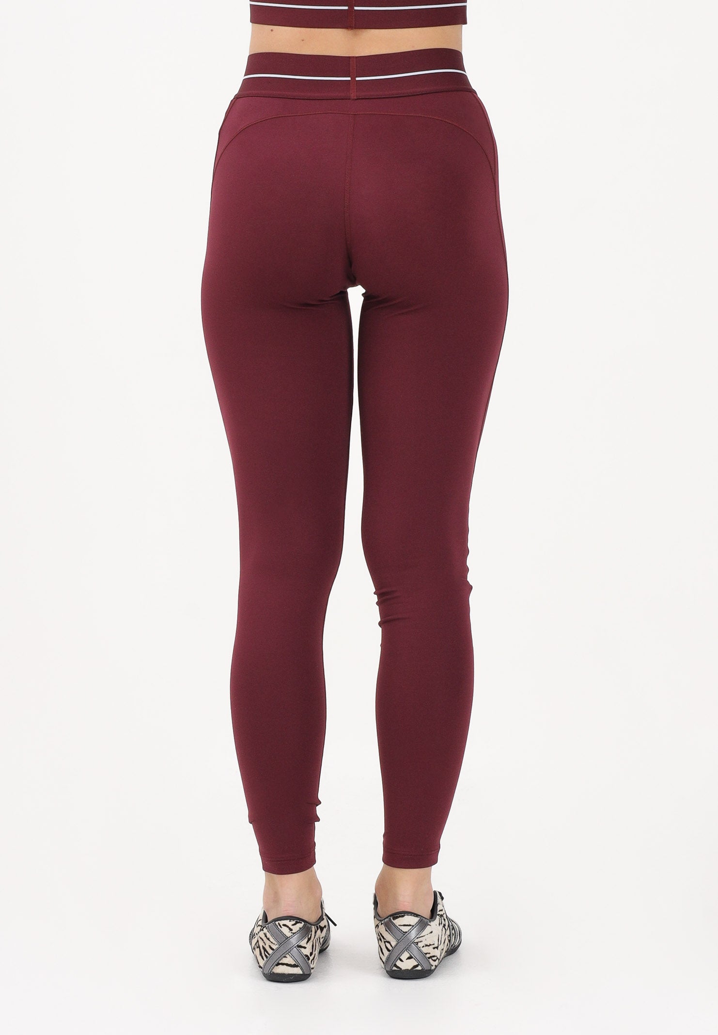 ADIDAS PERFORMANCE Leggings Hyperglam Full Length bordeaux da donna KC7675 . ADIDAS PERFORMANCE 
